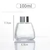 Botella Difusora de Aroma sin Llama en Stock, Alto Valor Estético, Botella Difusora Estilo Ins, Botella de Aroma Vacía Pequeña con Forma de Manzana de 120ml con Varilla Difusora, Transfronterizo