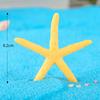 Mini Estrella de Mar Pentagonal de Color Micro Paisaje Resina Artesanía Adornos Decoración de Acuario Accesorios Paisaje Acuático para Pecera