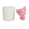 Vela Perfumada de Ciervo Sika Color Cervato Molde de Silicona Adorno de Yeso Pegamento DIY Molde de Silicona para Velas de Navidad