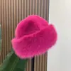 Chapéu de Balde de Pelúcia Quente de Inverno com Proteção para as Orelhas para Homens e Mulheres, Chapéu de Pescador à Prova de Vento e Frio do Vento do Nordeste Mongol, Chapéu de Balde Versátil Coreano