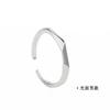 Joyería estilo coreano anillo de pareja original de diamante cepillado apertura anillo de San Valentín anillo anillo anillo comida anillo regalo de confesión