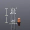 Garrafa de Vidro com Rolha, Garrafa de Vidro Transparente para Desejos, Garrafa Pequena de Vidro Espesso, Garrafa Pequena de Vidro com Rolha de Pequena Capacidade