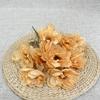 Gran Venta Procesando Color Naranja Material Floral para Salón de Bodas Arreglo Floral de Techo
