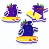Brinquedo de Banho de Espuma Adesivos Golfinho Azul Carimbo Pequeno Animal Colorido Adesivos para Banheira Espuma Cilíndrica