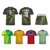 Conjunto de Uniforme de Fútbol Personalizado de Fábrica con Tejido Transpirable de Alta Elasticidad Campamento de Entrenamiento de Club Unidad Uniforme de Entrenamiento Escolar