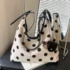 Bolsa Transversal 2026 Estilo Novo Bolinhas Relaxadas para Mulheres, Bolsa Tote Casual Fashion de Grande Capacidade, Bolsa de Ombro para o Dia a Dia