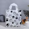 Bolsa de Tela con Estampado de Huella de Perro de Dibujos Animados Colorida Bolsa para Regalo de Fiesta Cumpleaños Bolsita de Dulces No Tejida al por Mayor Bolsa para Dulces de Halloween