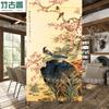 Novas Cortinas de Bambu com Estampa de Seda Chinesa, Cortinas Divisórias para Sombra para Pousadas e Salões de Chá, Cortinas Rolô de Bambu para Estudo Tatami, Venda por Atacado do Fabricante