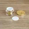 A partir de 1, suministro en stock nuevo acrílico 10g empaque cosmético Crema de Agua crema de día y de noche muestra de 5g