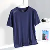 Camiseta Estampada de Seda Helada Nueva de Verano 2026 para Hombre, Deportes, Ocio, Running, Fitness, Ropa Transpirable de Manga Corta para Hombre de Secado Rápido