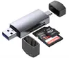 Lector de tarjetas 0TG para teléfono móvil USB a SD/TF lector de tarjetas 2 en 1 tipo c a SD/TF convertidor multifunción