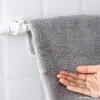 Clip adhesivo para barra de cortina de venta caliente transfronterizo sin perforación soporte de barra de cortina barra transversal gancho colgador para cortina de puerta soporte