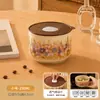 Tazón Cerámico para Conservar Frescura con Tapa, Lonchera Personalizable, Tazón Sellado para Fideos Instantáneos en Color Bajo Esmalte, Tazón Grande para Sopa al por Mayor