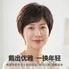 Peluca completa, cabello humano para mujer, estilo corto, estilo de mamá, súper ventas 2026, peluca realista y natural para uso diario