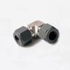Conector de Codo de Ángulo Recto con Virola Simple Imperial de Acero Inoxidable Marca Roke