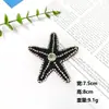 Parche de Tela Nuevo Hecho a Mano con Perlas Estrella de Mar Pequeña Parche para Agujeros Accesorios Decorativos para Equipaje Ropa Accesorios Funda para Teléfono Móvil