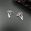 Aleación Plata Antigua Oso de Amor Lazo Todo Fósforo Colgante Pequeño DIY Collar Pulsera Accesorios para el Cabello