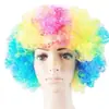 Accesorios de Mascarada para Bar de Adultos del Mundial Ventiladores de Colores para Niños Peluca de Cabeza Explosiva Rendimiento