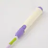 Cuerda de Saltar de Bambú para Niños de 26 Años, Modelo Nuevo con Diseño de crayón, Cuerda de Saltar Suave de Goma Ajustable para Principiantes, Especialmente Diseñada para Salto de Velocidad Estudiantil