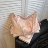 Filhote de Cachorro de Desenho Animado Carregando uma Bolsa Tote 2025 Casual Novo Estilo Cor Contrastante Elegante Bolsa de Ombro Grande Capacidade Bolsa Feminina para o Dia a Dia