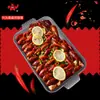 Plato especial para color cangrejo picante de melamina creativo comercial olla fragante maoka mariscos plato grande para café cuenco para pescado encurtido