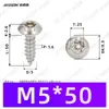 Tornillos Autoperforantes de Acero Inoxidable 304 de Cabeza Redonda Ranurada Gb7380 Antirrobo Autoperforantes Cola Puntiaguda Tornillos de Rosca Gruesa M2-M6