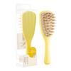 Nova Escova Massageadora de Shampoo Folha de Ginkgo de Cabo Longo Silicone Dente Grosso com Cabo Pente para Shampoo Cabo Longo Shampoo