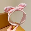Diadema para niña con lazo, accesorio para el cabello con flor de fresa y borde ancho, horquilla de tela para bebé