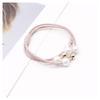 Coreano Tiara Simples de Pérolas Elástico de Cabelo Amarrador de Cabelo Pequeno Fresco Acessório de Cabelo Personalizado Fornecimento de Barraca de Rua