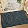 Felpudo Exterior Amazon Raspa Arena y Frota Barro Resistente al Desgaste Resistente a la Suciedad Alfombra de Puerta a Puerta PVC Felpudo Lavable