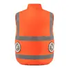 Ropa de trabajo de aire acondicionado con ventilador de enfriamiento de verano hecha a medida desde la fábrica de origen, chaleco de trabajo duradero, admite etiquetado e impresión