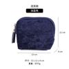 Bolsa de Armazenamento de Joias em Chenille, Bolsa de Joias de Cinco Camadas, Bolsa de Veludo, Bolsa para Pulseira, Bolsa Portátil para Armazenamento de Pulseiras e Colares
