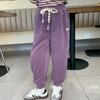 No. 9.6 Otoño Nuevos pantalones para niñas Otoño 2023 nueva moda casual pantalones casuales de chenilla