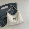 Mochila Estilo Coreano Borboleta Moda 2024 Nova Corrente Ombro Crossbody Bag Classe Estudante Grande Capacidade Tote Bag