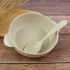 Tazón de Arroz de Paja J209-12 Niños Arroz Trigo Se Puede Usar Sin Tazón y Cuchara Ecológicos Juego de Vajilla con Pequeño No Puede Fabricante