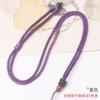 Cordón de cuentas redondas de madera pequeño, ajustable, para collar, colgante de cuerda para el cuello, cuerda de moda barata, venta al por mayor