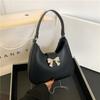 Bolso Texchy Bow Estilo Occidental Casual 2024 Nuevo Primavera Cadena Bandolera Hombro Axila Bolso de Mano Bolso Pequeño para Mujer