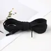 Cordones Planos de Doble Capa Negros y Blancos de 8 mm para Zapatos de Lona, Adecuados para Hombres y Mujeres, Cordones Cuadrados Planos Blancos para Zapatos de Entrenamiento Alemanes