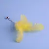 Faixa de Cabeça Colorida com Pena de Ponto Sino Gato Brinquedo Interativo para Alívio do Tédio Suprimentos para Provocar Gatos Fábrica Atacado