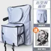 Carrito de Arte Multifuncional para Bocetos Carrito para Estudiantes de Arte Carrito Pequeño Plegable para Subir Escaleras Carrito Pequeño para Examen de Arte Bolsa para Pintura Pintura