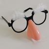 Gafas de Barba Transfronterizas Plástico Nariz Grande Broma Divertida Engaño Atrezo de Escenario Sherlock Holmes