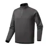 Jaqueta de fleece com gola alta para outono e inverno, casaco leve de negócios moderno com mangas compridas, moletom jaqueta masculino casual quente e à prova de frio espessado