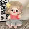 Roupas para Boneca de Algodão 20cm Conjunto de Vestido de Princesa Fofo Macacão Saia com Suspensório Saia Tutu Roupas de Fantasia