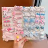 Acessórios de Cabelo Fofos para Crianças, Presilhas de Cabelo, Elásticos de Cabelo com Laços de Desenho Animado para Meninas, Presilhas de Cabelo Super Fofas para Bebês, Acessórios de Cabelo para Menininhas