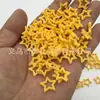 15mm Color Sólido Azúcar Estrella Grande Hueca Macarrón Dopamina Pentagrama Arte de Uñas Diario Decoración Accesorios