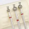 Nova Cabeça Polidora de Unhas de Diamante com Sulco de Resfriamento Ferramenta Pequena de Bolso para Pré-processamento de Unhas Estilo Russo Broca