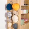 Gancho de Chapéu Artefato de Armazenamento Rack de Armazenamento para Pendurar Chapéus Prateleira de Parede Sem Furos Acabamento de Sacolas de Guarda-Roupa Prateleira de Parede