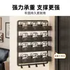 Prateleira de armazenamento com gancho para porta para uso doméstico, cesta suspensa multicamadas para porta, não requer perfuração, prateleira de armazenamento de bolsas multifuncional para montagem na parede