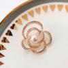 Amor Simple Coreano Ramillete Perla Lazo Pedrería Popular Explosiones en Línea Camelia Broche Pin Punto