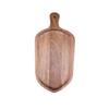 Bandeja de madera maciza para taza de té de madera maciza para el hogar, plato de madera de acacia, plato para aperitivos, plato de dim sum, plato japonés de madera maciza personalizado